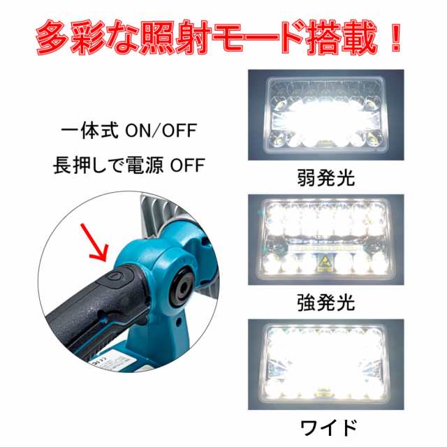 マキタ makita 充電式 互換 フラッドライト LED ライト 投光器 ワーク